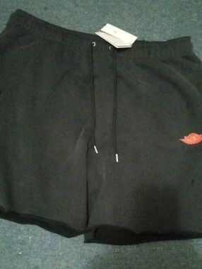 Nwt Jordan Rare Air Black Distressed Xxl Sweat Shorts 🔥🔥🔥